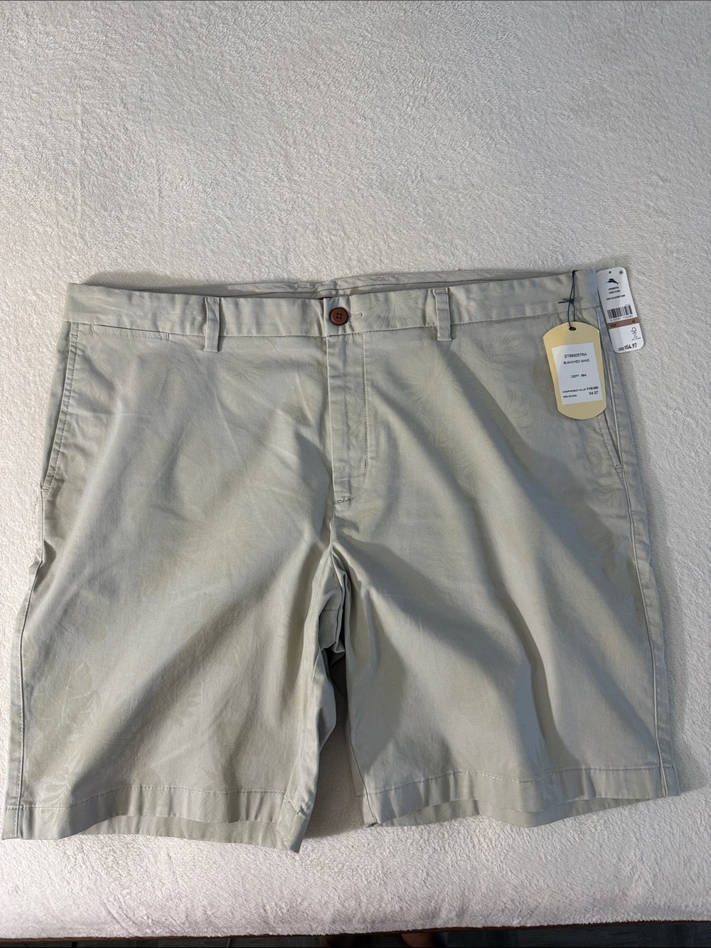 Tommy Bahama Men's Casual Chino Shorts in Light Gray